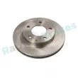 Jeu de 2 disques de frein avant RAP BRAKES R-D0758 - Visuel 1