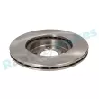 Jeu de 2 disques de frein avant RAP BRAKES R-D0764 - Visuel 3