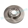 Jeu de 2 disques de frein arrière RAP BRAKES R-D0779 - Visuel 1