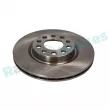 Jeu de 2 disques de frein arrière RAP BRAKES R-D0779 - Visuel 2