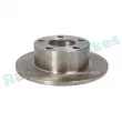 Jeu de 2 disques de frein arrière RAP BRAKES R-D0781 - Visuel 2