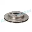 Jeu de 2 disques de frein arrière RAP BRAKES R-D0788 - Visuel 2