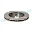 Jeu de 2 disques de frein arrière RAP BRAKES R-D0788 - Visuel 3