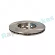 Jeu de 2 disques de frein avant RAP BRAKES R-D0796 - Visuel 3