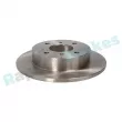 Jeu de 2 disques de frein arrière RAP BRAKES R-D0803 - Visuel 2