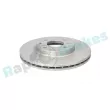 Jeu de 2 disques de frein avant RAP BRAKES R-D0807C - Visuel 2