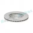 Jeu de 2 disques de frein avant RAP BRAKES R-D0807C - Visuel 3