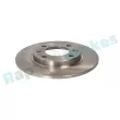 Jeu de 2 disques de frein arrière RAP BRAKES R-D0809 - Visuel 2