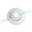 Jeu de 2 disques de frein arrière RAP BRAKES R-D0809C - Visuel 1