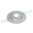 Jeu de 2 disques de frein arrière RAP BRAKES R-D0809C - Visuel 2
