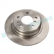 Jeu de 2 disques de frein arrière RAP BRAKES R-D0816 - Visuel 1