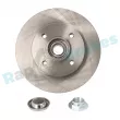 Jeu de 2 disques de frein arrière RAP BRAKES R-D0820 - Visuel 1