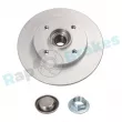 Jeu de 2 disques de frein arrière RAP BRAKES R-D0820C - Visuel 1