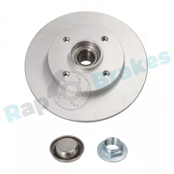 Jeu de 2 disques de frein arrière RAP BRAKES R-D0820C