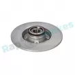 Jeu de 2 disques de frein arrière RAP BRAKES R-D0820C - Visuel 3