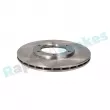 Jeu de 2 disques de frein avant RAP BRAKES R-D0825 - Visuel 2