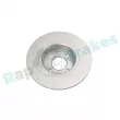 Jeu de 2 disques de frein arrière RAP BRAKES R-D0835C - Visuel 3