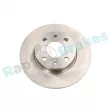 Jeu de 2 disques de frein avant RAP BRAKES R-D0839 - Visuel 1