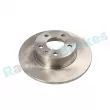 Jeu de 2 disques de frein arrière RAP BRAKES R-D0842 - Visuel 1