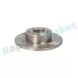 Jeu de 2 disques de frein arrière RAP BRAKES R-D0842 - Visuel 2