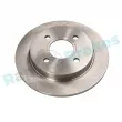 Jeu de 2 disques de frein arrière RAP BRAKES R-D0849 - Visuel 1