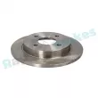 Jeu de 2 disques de frein arrière RAP BRAKES R-D0849 - Visuel 2