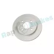 Jeu de 2 disques de frein arrière RAP BRAKES R-D0849C - Visuel 1