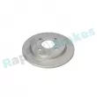 Jeu de 2 disques de frein arrière RAP BRAKES R-D0849C - Visuel 2