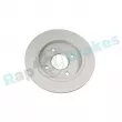 Jeu de 2 disques de frein arrière RAP BRAKES R-D0849C - Visuel 3