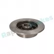 Jeu de 2 disques de frein arrière RAP BRAKES R-D0859 - Visuel 3