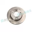Jeu de 2 disques de frein avant RAP BRAKES R-D0860 - Visuel 1
