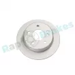 Jeu de 2 disques de frein arrière RAP BRAKES R-D0870C - Visuel 1