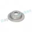 Jeu de 2 disques de frein arrière RAP BRAKES R-D0870C - Visuel 2