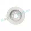 Jeu de 2 disques de frein arrière RAP BRAKES R-D0870C - Visuel 3