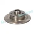 Jeu de 2 disques de frein arrière RAP BRAKES R-D0874 - Visuel 2