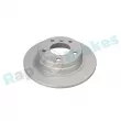 Jeu de 2 disques de frein arrière RAP BRAKES R-D0875C - Visuel 2