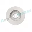 Jeu de 2 disques de frein arrière RAP BRAKES R-D0875C - Visuel 3