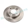 Jeu de 2 disques de frein arrière RAP BRAKES R-D0878 - Visuel 1