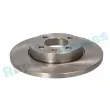 Jeu de 2 disques de frein avant RAP BRAKES R-D0880 - Visuel 2