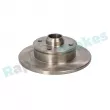 Jeu de 2 disques de frein arrière RAP BRAKES R-D0881 - Visuel 2