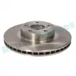 Jeu de 2 disques de frein avant RAP BRAKES R-D0889 - Visuel 2