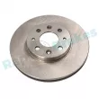 Jeu de 2 disques de frein avant RAP BRAKES R-D0912 - Visuel 1