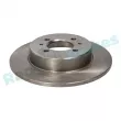 Jeu de 2 disques de frein arrière RAP BRAKES R-D0913 - Visuel 2