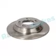 Jeu de 2 disques de frein arrière RAP BRAKES R-D0927 - Visuel 2