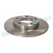 Jeu de 2 disques de frein arrière RAP BRAKES R-D0932 - Visuel 2