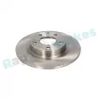 Jeu de 2 disques de frein arrière RAP BRAKES R-D0933 - Visuel 2