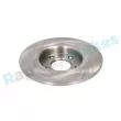 Jeu de 2 disques de frein arrière RAP BRAKES R-D0933 - Visuel 3