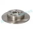 Jeu de 2 disques de frein arrière RAP BRAKES R-D0934 - Visuel 2