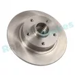 Jeu de 2 disques de frein arrière RAP BRAKES R-D0944 - Visuel 2