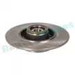 Jeu de 2 disques de frein arrière RAP BRAKES R-D0944 - Visuel 3